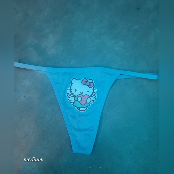 Hello Kitty Thong Panties - Picture 1 of 2
